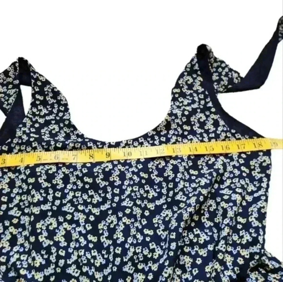 Forest Lily Romper Whimsigoth Fairy Grunge Womens 8 Y2K 90s Style Ditsy Floral - Picture 8 of 11